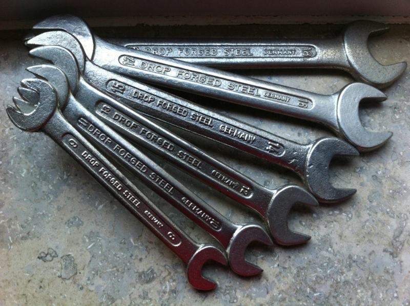 Drop forged steel germany porsche 356 911 wrench 6 x toolkit toolbag tool  