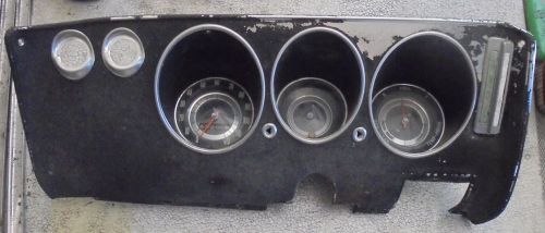 Chevrolet corvair instrument cluster
