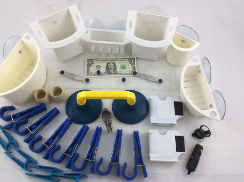 25 piece lot of marine/boating accessories