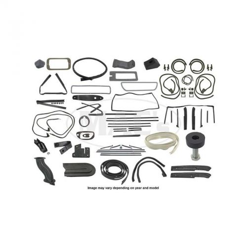 Thunderbird complete weather-strip kit, convertible, long cowl drain tubes,