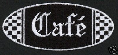 Cafe oval patch.cafe racer.ace.59 club bsa.triumph rockers ton up
