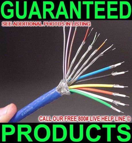 New tft lcd car video monitor dvd cable 6 coax 4 audio