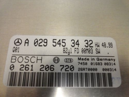 00-02 mercedes w220 s430 s500 ecu ecm engine computer module  029 545 34 32