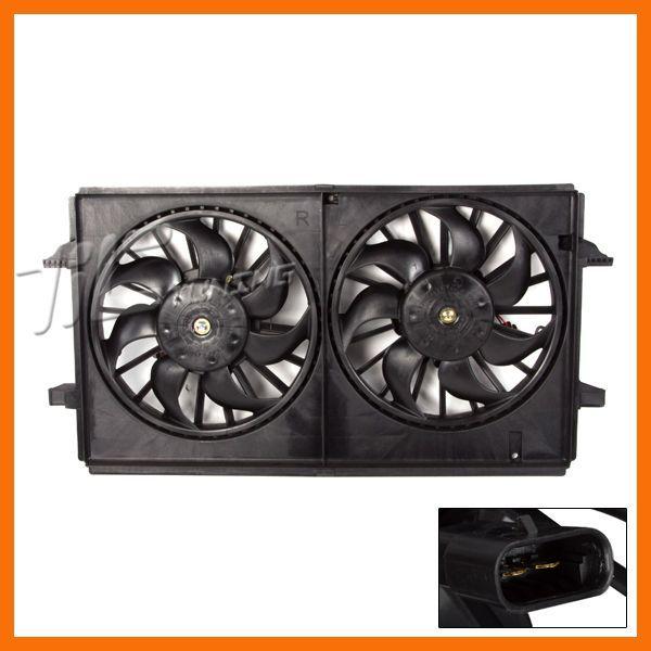 Find CHEVY MALIBU AC CONDENSER RADIATOR FAN ASSEMBLY DUAL BLADE MOTOR