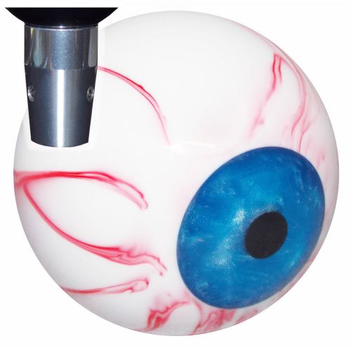 Sideways blue eyeball nonthreaded shift knob kit u.s. made