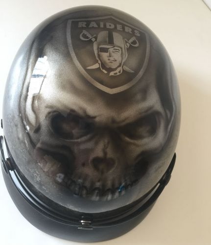 Custom painted raiders helmet theme size: large
