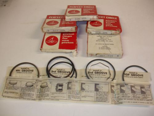 5- 1935-40 dodge, dodge truck  3.25 6cyl. perfect circle piston rings s-358 std.
