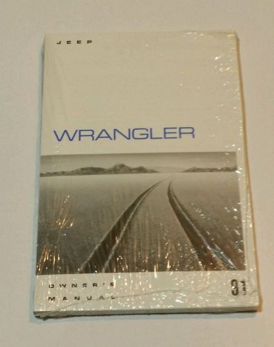 1991 jeep wrangler owners manual user guide genuine factory original set 4x4 2wd