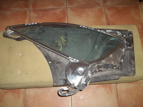 1955 56 ford victoria &amp; mercury rh rear window &amp; regulator assy  nice