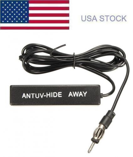 12v car universal electronic stereo am fm radio hidden amplified antenna kit