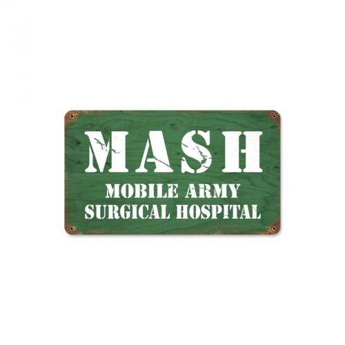 Sign- metal, “mash" sig-0135