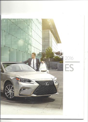 2016 lexus es brochure 45 pages mint never opened up look wow nice !