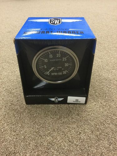 New, stewart warner deluxe series tachometer 82690