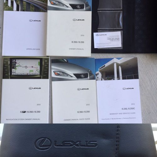 2012 lexus is250 is350 owner&#039;s manual