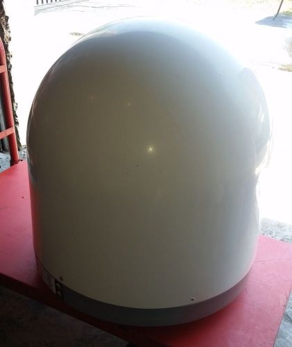 Kvh m7 empty dummy dome 24&#034; satellite white