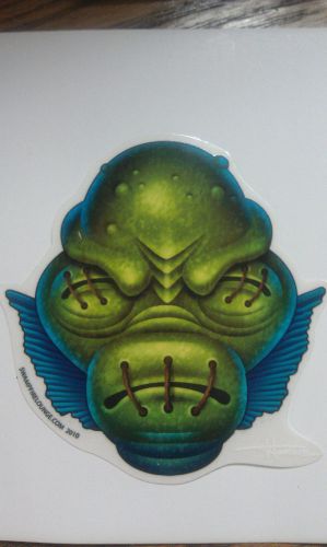 Lagoon creature, sticker, artist doug horne h14, super freaky cool!!