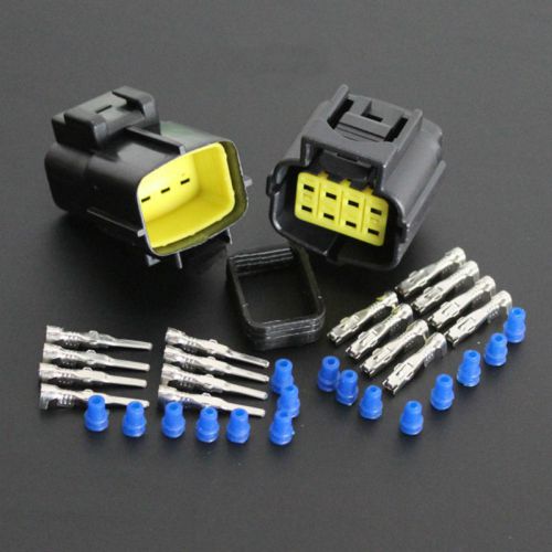 1set car 8 pin way waterproof electrical wire cable connector plug terminals