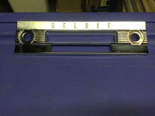 Ford deluxe radio face plate 1958 1959 1960