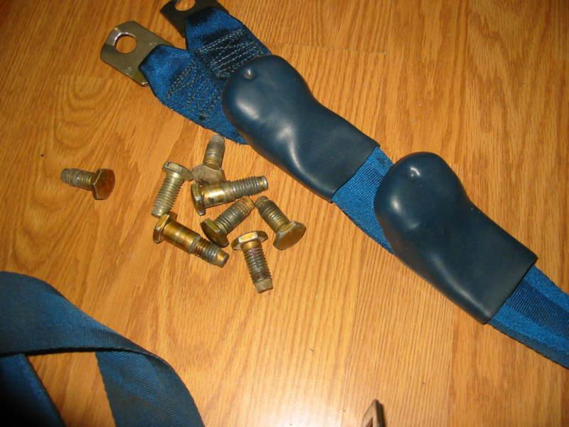 GM STANDARD SEAT BELTS FRONT and REAR RETRACTORS and BUCKLESw/ BOOTS, US $200.00, image 4