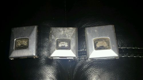 Set of 3 fisher seat belt couplers