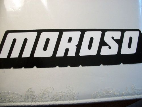 Moroso racing parts sticker decals nascar/nhra classic cars