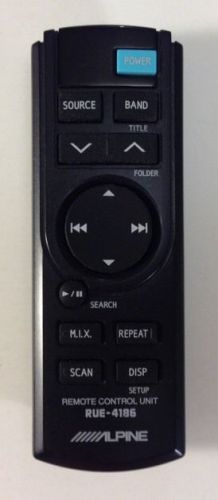 Alpine rue-4186 car stereo remote control unit - tested and working!