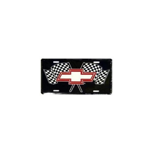 Chevy racing flags license plate - lp-086