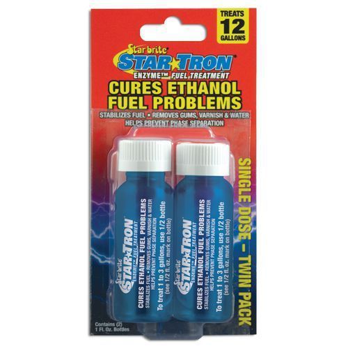 Star tron enzyme fuel treatment cures ethanol fuel problems twin pack single