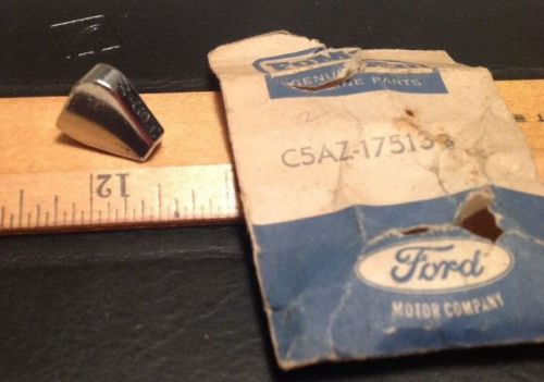 Nos oem 1965 1966 ford galaxie "wash" windshield washer knob.chrome