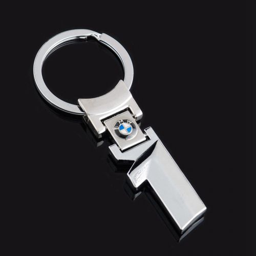New bmw 1 series style car keychain men bmw logo part collect key ring gift
