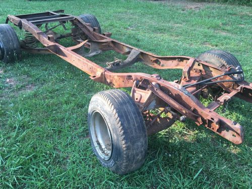1964 chevy truck rolling chassis frame swb