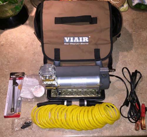 Viair 450p 45043 automatic portable air compressor kit fills 37&#034; tires rv jeep