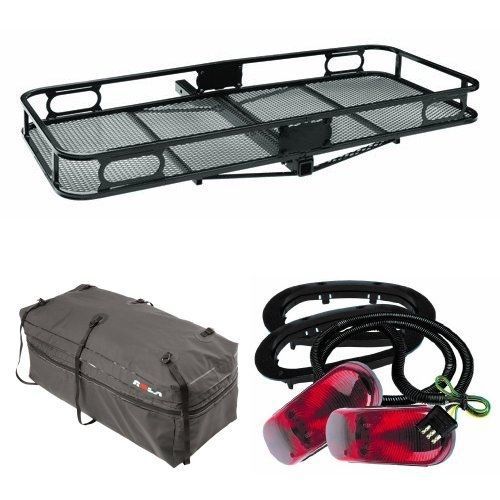 Pro series cargo carrier with bag and carrier light kit bundle