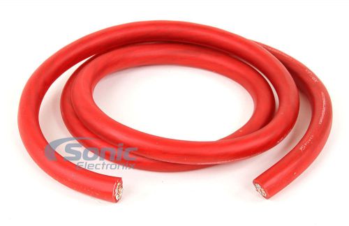 Xs power xpflex0rd-5 red 5ft xp flex 0 awg cca power/ground cable wire