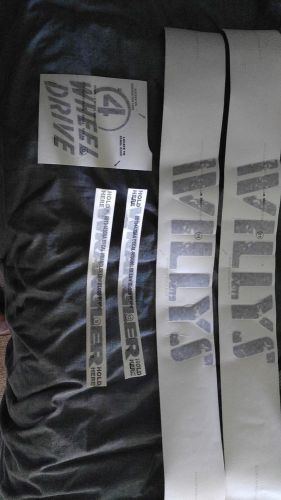 2016 jeep wrangler willis oem mopar decal set