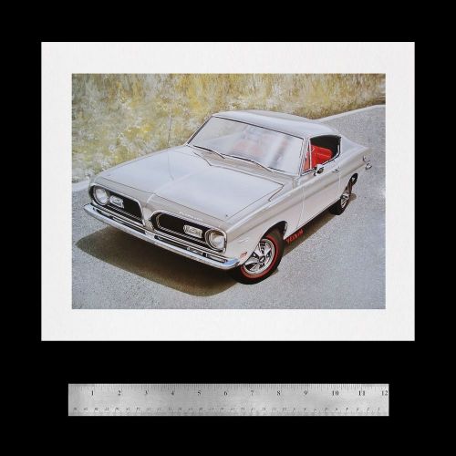 Barracuda cuda formula s valiant plymouth: 1967 1968 1969 273 318 - poster print