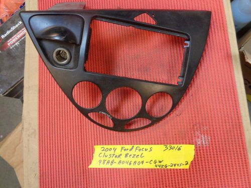 2004 04 ford focus ac climate control bezel w/hazard swtich oem