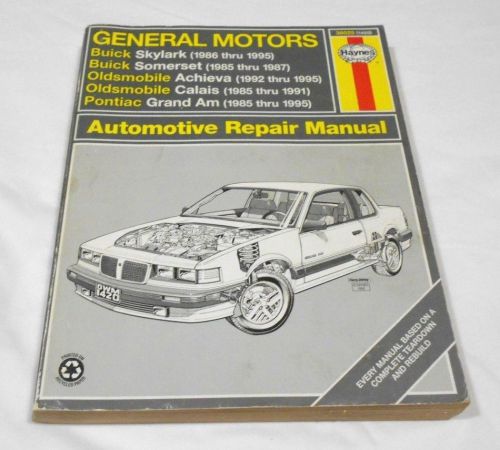 1985-1995 general motors automotive repair manual haynes # 38025 (1420),,