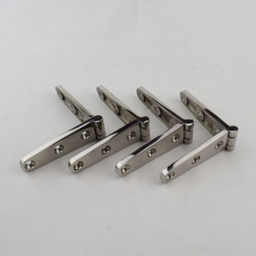 4 pieces stainless steel cast boat / marine strap hinge 6&#039;&#039; well made