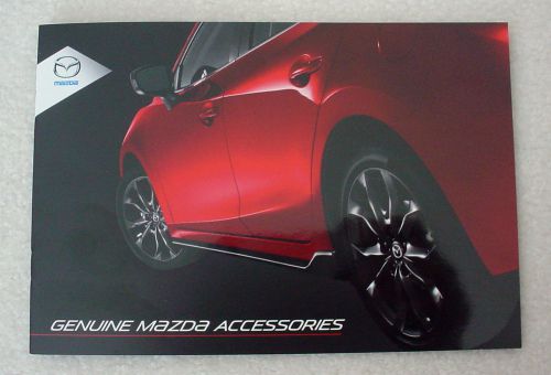 2014 mazda  accessories brochure - original - miata / 3 / cx- 5 / 6 / cx-9/