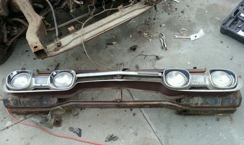 1967 oldsmobile cutlass core support and grill