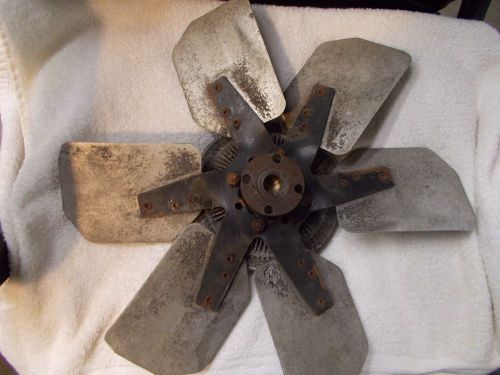 1974 corvette aluminum cooling fan six blade clutch oem used air conditioner