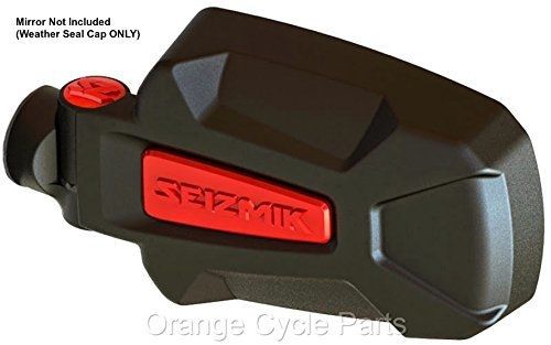 Pursuit side view mirror red weather seal cap seizmik 18074
