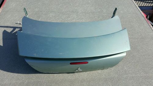 2003 mitsubishi eclipse spider trunk lid with spoiler in light green