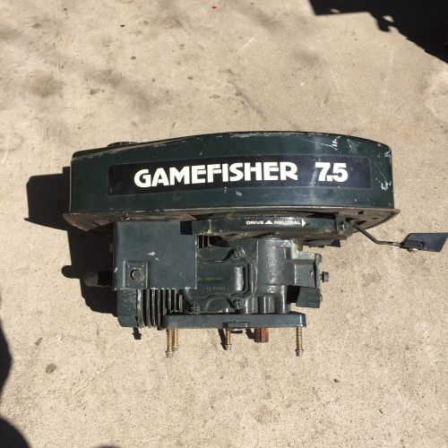 Sears vintage gamefisher 7.5 out board motor top end