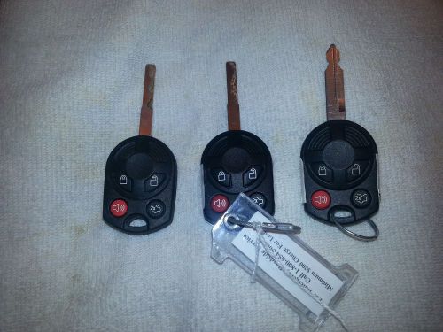 Ford smart key remote keyless entry fob cwtwb1u793 3 buttons sa blade lot of 3