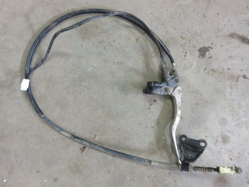 05 yamaha kodiak 400 4x4 front brake lever, cable and brake switch