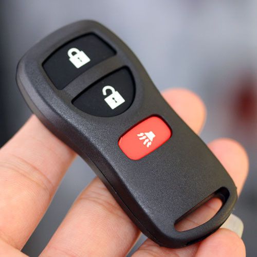 Keyless entry fob remote key 3 buttons pad shell transmitter for nissan infiniti