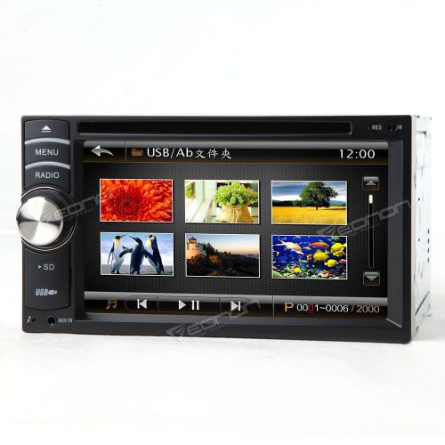 Digital double 2 din 6.2&#034; car dvd player w radio stereo touch bluetooth usb mp3