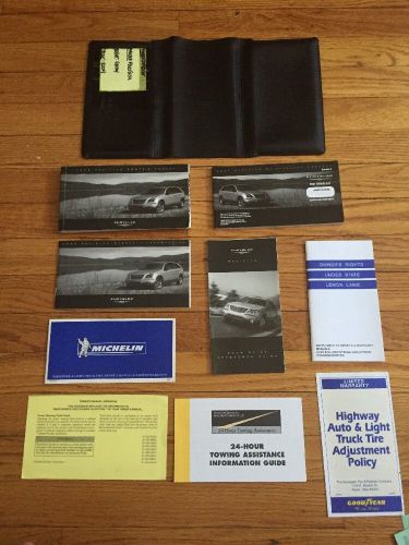 2004 chrysler pacifica owners owner&#039;s manual guide books literature